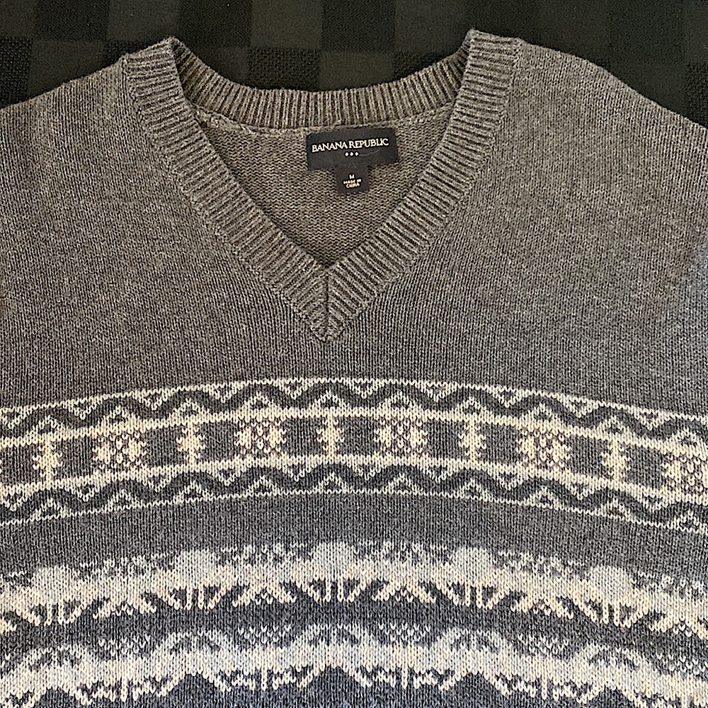 BANANA REPUBLIC Mens Long Sleeve Sweater